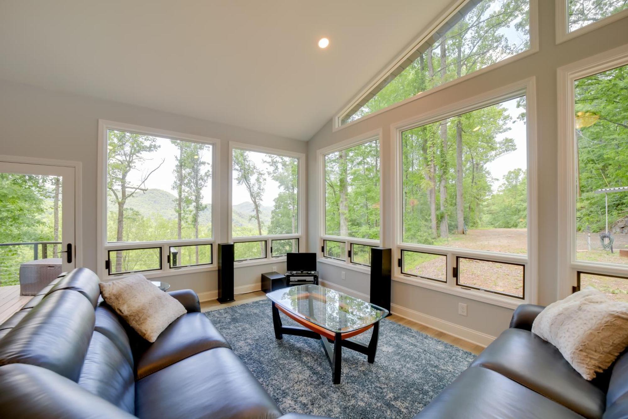 Remote Smoky Mtn Escape With Views And Trail Access! Villa Cullowhee Bagian luar foto